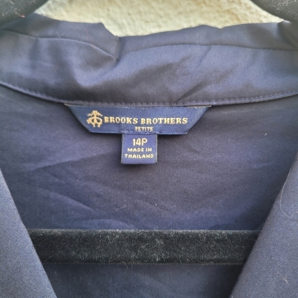 Brooks Brothers navy blue utility dress size 14P - Picture 6 of 8
